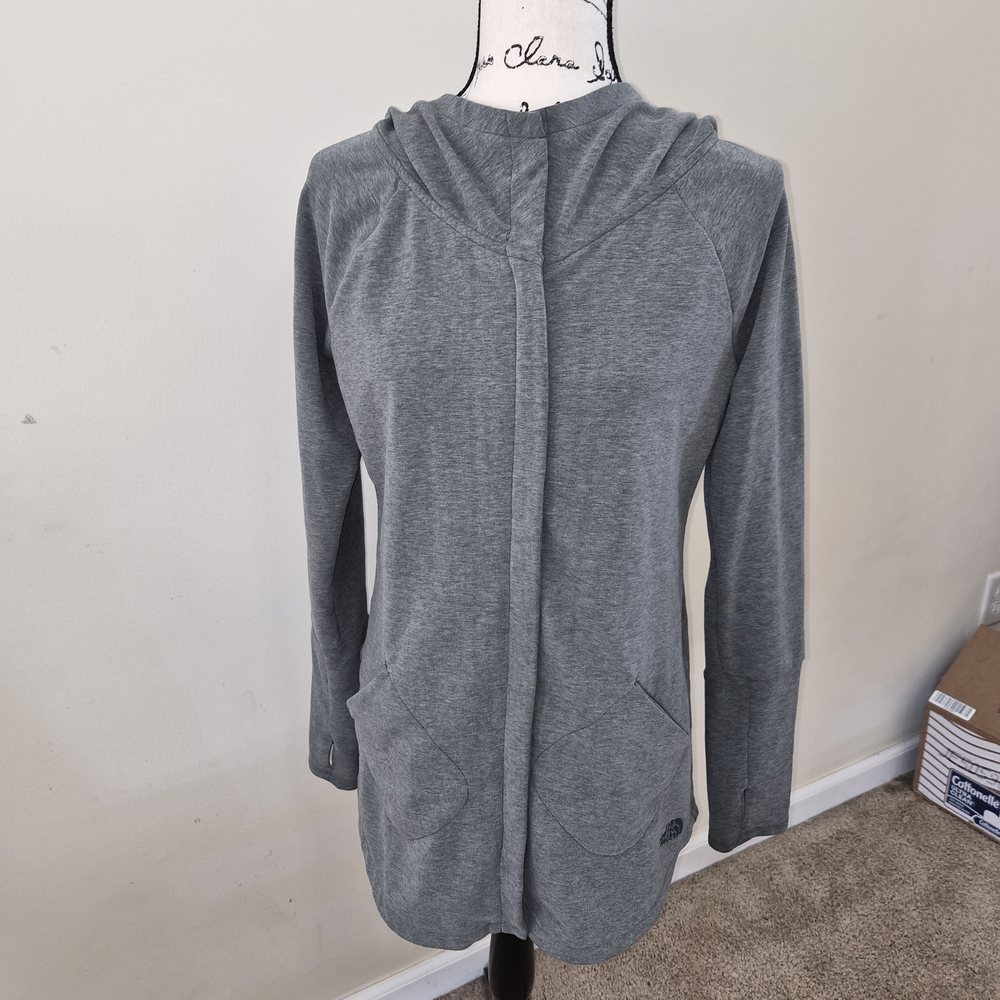 The North Face Women's Gray Hooded Sweatshirt